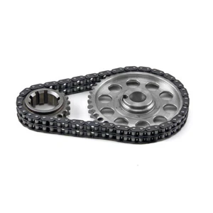 Ford SB 289 302 351 Windsor Double Roller 9 Keyway Billet Steel Timing Chain Kit - Picture 1 of 1