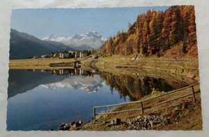 Silvaplana mit Piz della Margna, Switzerland. Postcard (U2) - Picture 1 of 2