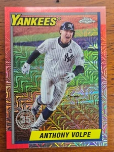 2025 Topps Series 2 Silver Chrome T90C-130 Anthony Volpe - New York Yankees - Picture 1 of 2
