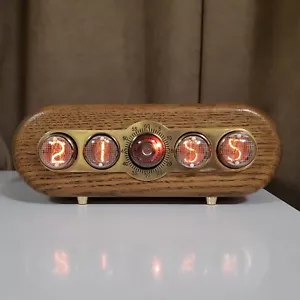 Nixie Tube Clock Pulsar IN-4 + Decatron + RGB backlight - Picture 1 of 7