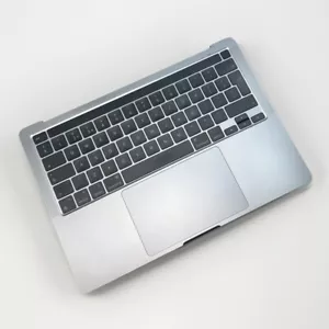 MacBook Pro 13 A2338 (2020) M1 Top Case Palmrest UK Keyboard Trackpad Space Grey - Picture 1 of 6