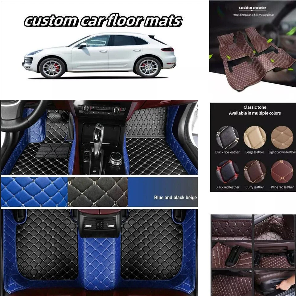 For Toyota Highlander 2009-2021 Waterproof Custom Carpets Luxury Car Floor Mats Foto 1 de 4