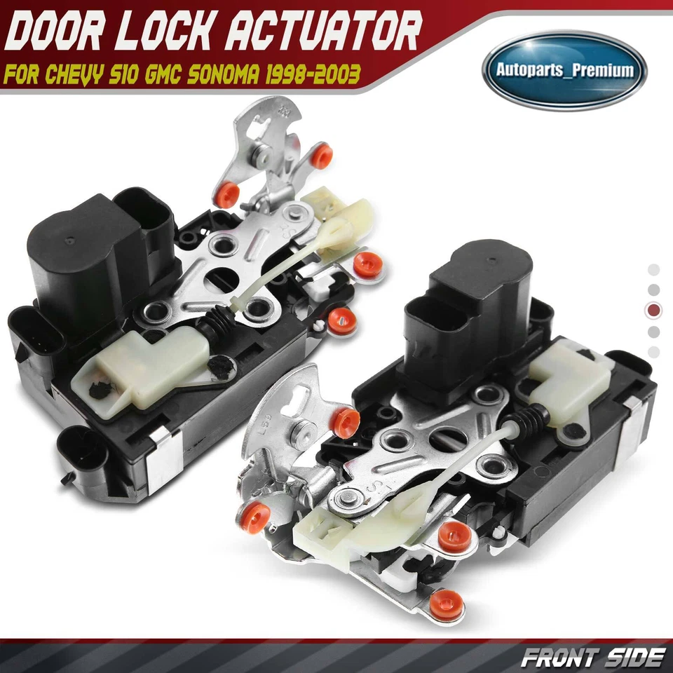 2x Door Lock Actuator Front Left&Right for Chevrolet S10 GMC Sonoma 1998-2003 - Image 1 of 4
