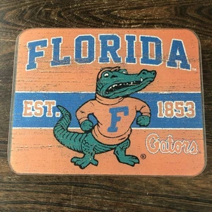 Tagliere in vetro 8”x10” vintage anni 90 Florida Gators cartone animato - Foto 1 di 3
