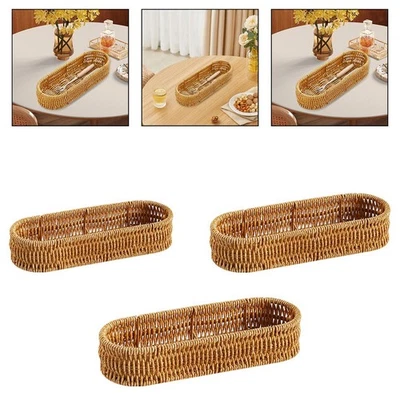 Storage Basket Handmade Nesting Bread Basket for Kitchen Bedroom Living Room - Image 1 of 2