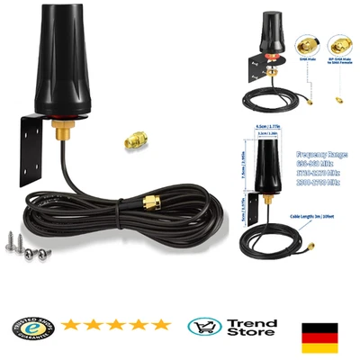Wasserdichte 4G LTE Antenne | Außenmontage | 5dBi - Bild 1 von 4