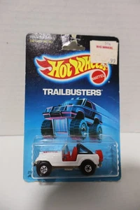 Vintage Hot Wheels TRAILBUSTERS WHITE JEEP CJ-7 #2539 - Imagen 1 de 2
