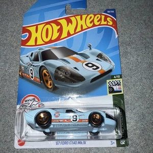 Hot Wheels Retro Racers 4/10- ‘67 Ford GT40 Mk.IV 58/250 Long Card Ryu’s Rides - Picture 1 of 3