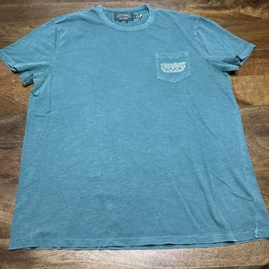 Ralph Lauren Polo Country Shirt Mens Green Authentic Dry Goods Pocket Tee XL - Picture 1 of 8