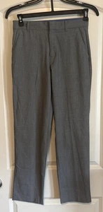 Boys Izod Dress Suit Pants Slack Size 18 New Grey Gray NWT Khaki Regular Fit - Picture 1 of 4