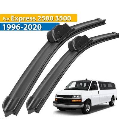 Комплект из 2 лопастей стеклоочистителя переднего лобового стекла для Chevrolet Express 2500 3500 1996-2020 - Изображение 1 из 4