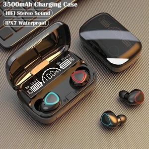 TWS Écouteurs Bluetooth Étanche Bluetooth 5.1 Casque Antibruit Sans Fil - Photo 1 sur 6