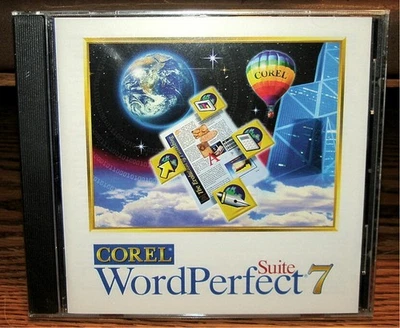 Corel Word Perfect Suite 7 - PC CD-Rom Windows 95 - BRAND NEW -  SEALED - Image 1 of 4