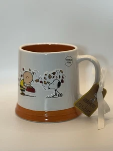 Rae Dunn Peanuts Tasse Thankful Charlie Brown Snoopy Herbst Blätter Cozy Thanksgiving - Bild 1 von 6