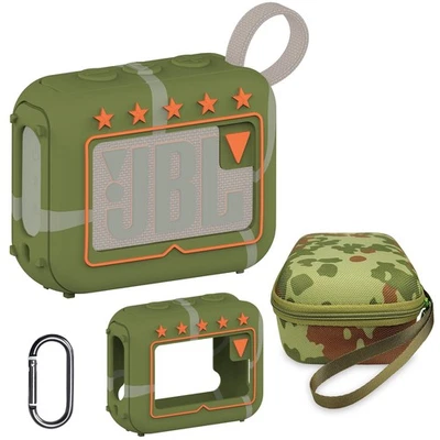 JBL Go 4 Funda Silicona y Estuche Rígido - Accesorio Altavoz Bluetooth Portátil Foto 1 de 4