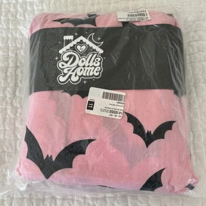 Puppen töten süße Fledermaus Verhalten Bettwäsche Bett Set TWIN XL schwarz rosa Halloween NEU - Bild 1 von 6