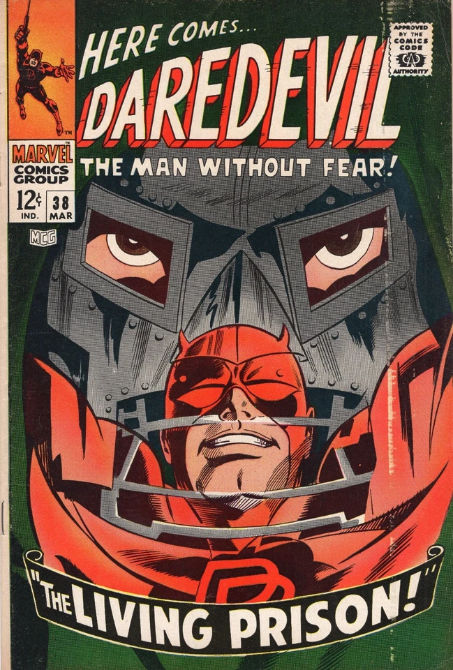 Daredevil #38 Marvel Comics 1968 VG+ - Image 1 of 2