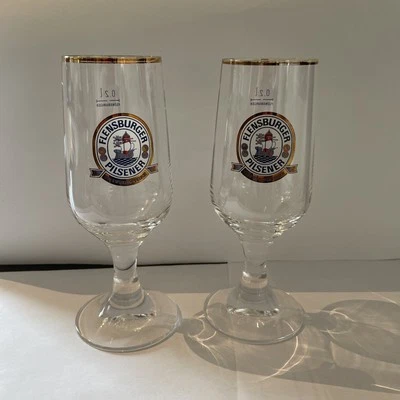 Bierglas Tulpe (2 Stück) Flensburger 0,2L - Bild 1 von 4