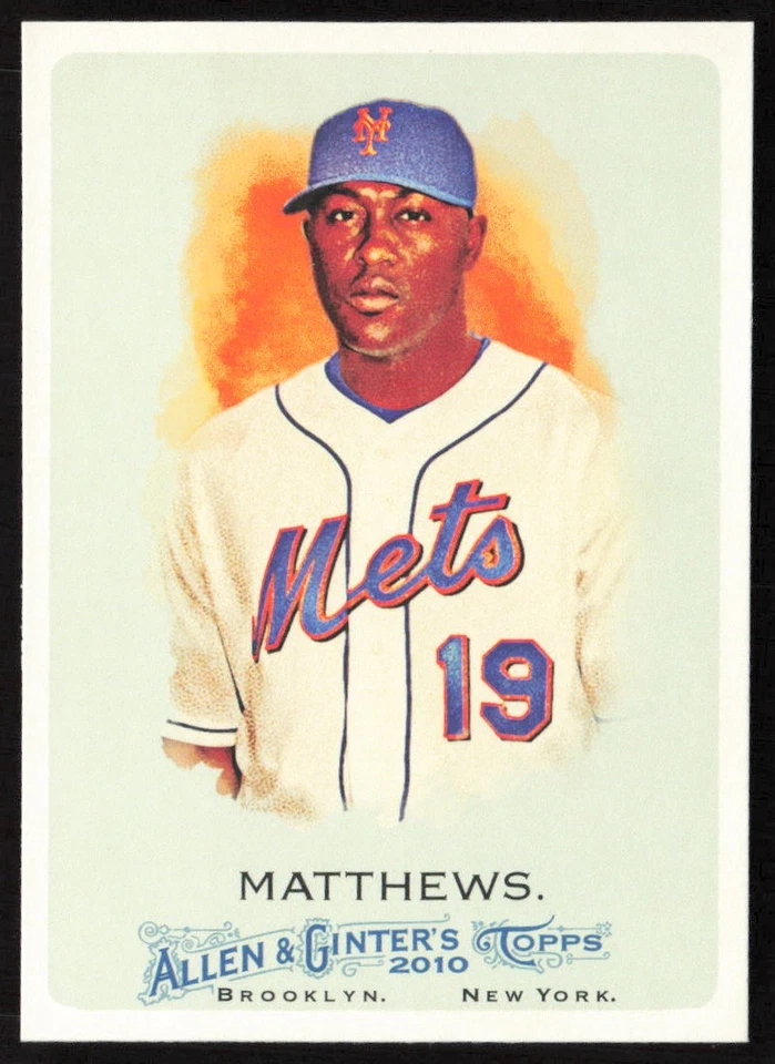 2010 Topps Allen & Ginter Gary Matthews #322 New York Mets - Image 1 of 2