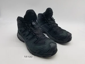 Salomon XA Forces Mid GTX Men's Size 8 Trail Hiking Tactical Boots Black - Picture 1 of 12