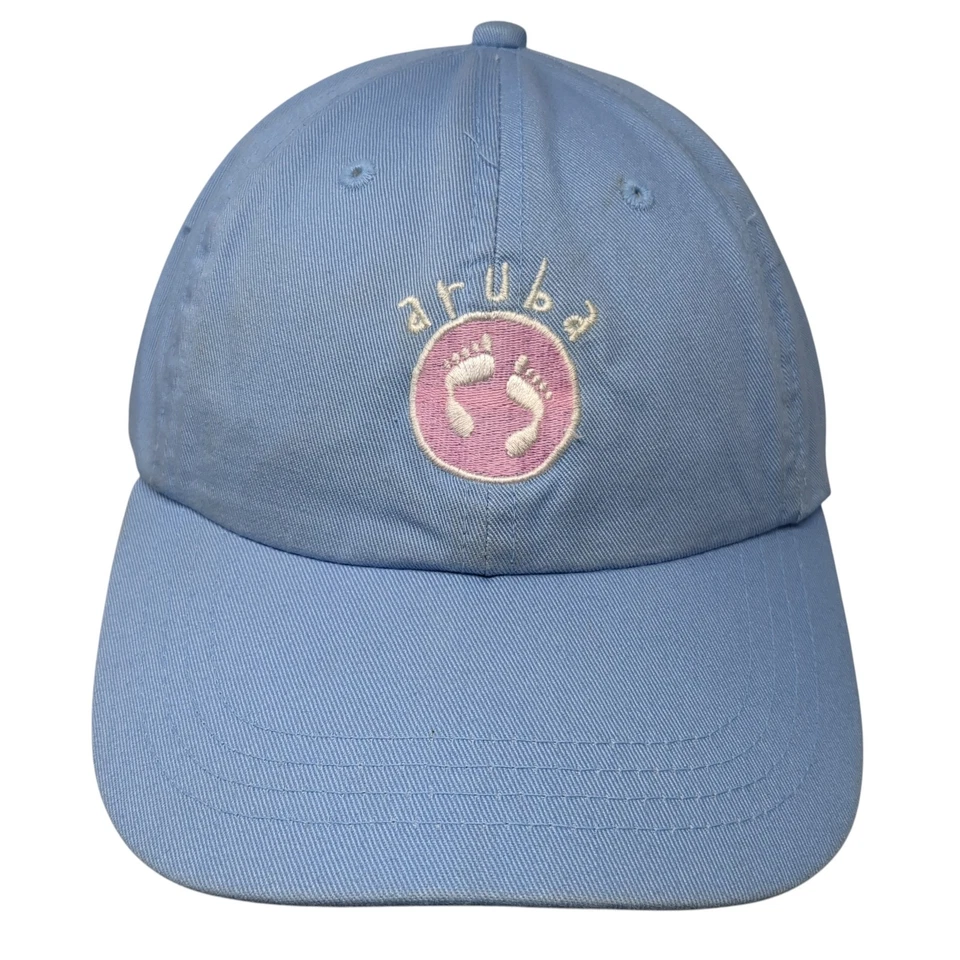 Gorra de béisbol Aruba Slideback azul talla única ajustable bordada Foto 1 de 4