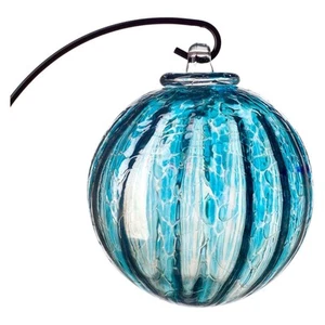 Vidrio Amistad Globo Bola Colgante Adorno Turquesa Amelia Arte Regalo Único - Imagen 1 de 2