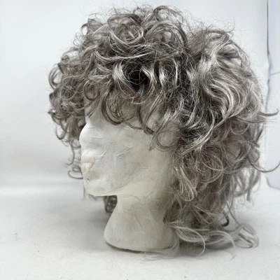 Peluca Paula Young para mujer SF51/60 gris plata cabello sintético rizado en capas Foto 1 de 4