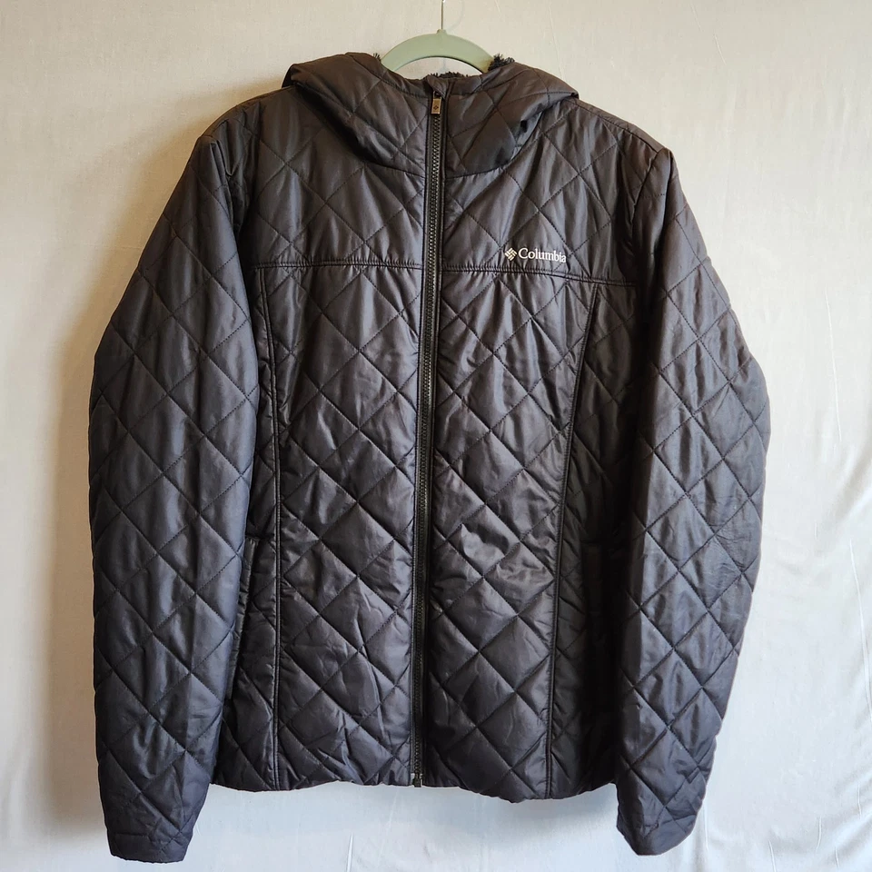 Columbia Women's Copper Crest II Hooded Jacket - Size XL - Black - Image 1 of 4
