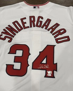 Noah Syndergaard Signed LA Angels Nike Home Jersey NWT & Fanatics & MLB COAs - Picture 1 of 7
