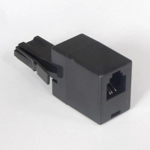 Telefon-Adapter BS6312 (British UK, 6P4C) auf RJ11 Buchse (6P3C) Telefonstecker - Zdjęcie 1 z 3