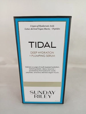 NIB Sunday Riley Tidal Deep Hydration Plumping Serum 1oz - Image 1 of 4