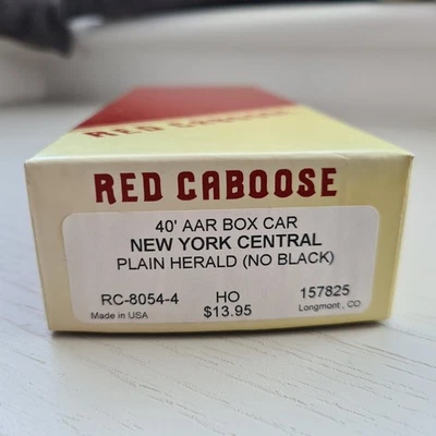 Red Caboose HO Gauge Kit 40' AAR Box Car - New York Central - RC-8054-4 - 157825 - Image 1 of 4