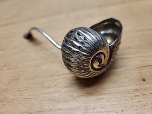 Antique 1905 Nautilus Shell Sugar Sifter Spoon Silver Plate - Picture 1 of 7
