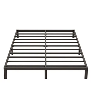 9 Inch Low Queen Bed Frame Heavy Duty Metal Platform, No Box Spring Needed, E... - Picture 1 of 9
