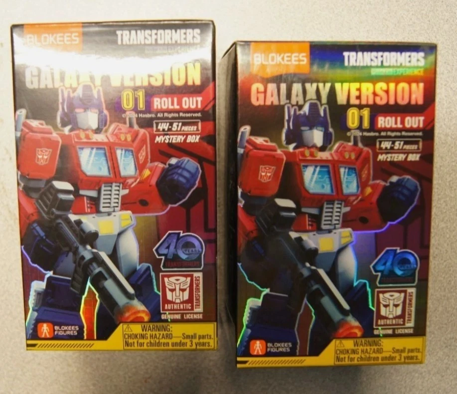 Lot of 2 - Blokees Transformers Galaxy Version 01 Roll Out Mystery box - NEW - Image 1 of 1