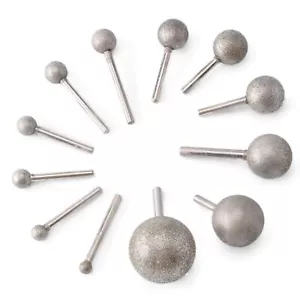80 spazzole a sfera rotonde strumenti in pietra testa sferica 12-50 mm - Foto 1 di 45