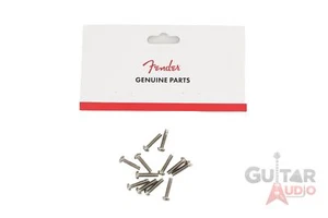 Genuine Fender CHROME Guitar Pickup/Switch Mounting Screws - Package of 12 - Picture 1 of 1