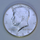 1964 D United States Kennedy Half dollar Uncirculated Silver Coin .900 Fine
