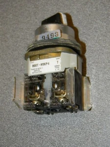 Allen Bradley 30mm Wahlschalter 800T 800T-N9KP4  - Bild 1 von 4