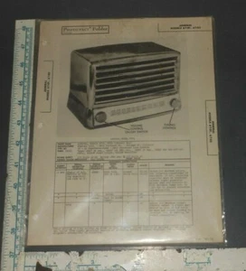 CARTELLA FOTOFATTO MANUALE E SCHEMA RADIO ADMIRAL 6T01 6T05 - Foto 1 di 1