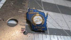Vintage National Association Of Letter Carriers 1982 50th Convention Pin Oshkosh - Picture 1 of 4