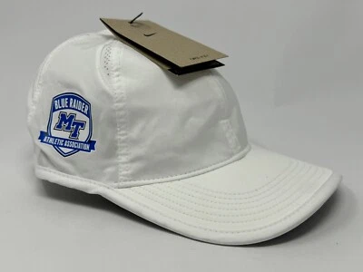 MTSU Blue Raiders Nike White Featherlight Hat Middle Tennessee State - Image 1 of 4