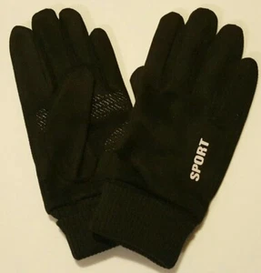 NEW Winter Thermal Touchscreen Cycling, Texting, Driving Unisex Black Gloves - Picture 1 of 4