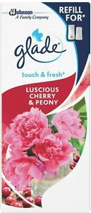 12 X Glade Touch N Fresh Cherry & Luscious Peony Refills 10ml - Picture 1 of 1