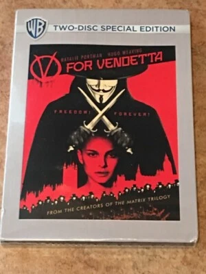 V For Vendetta (DVD, 2-Disc Special Edition) New But Damaged Read Description - Image 1 of 2