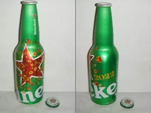 2022 Vietnam Heineken beer new year aluminium bottle 330ml empty - Picture 1 of 1