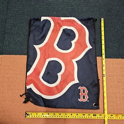 Boston Red Sox Drawstring Bag Polyester 13x18 Blue Forever Collectibles R0a - Image 1 of 4