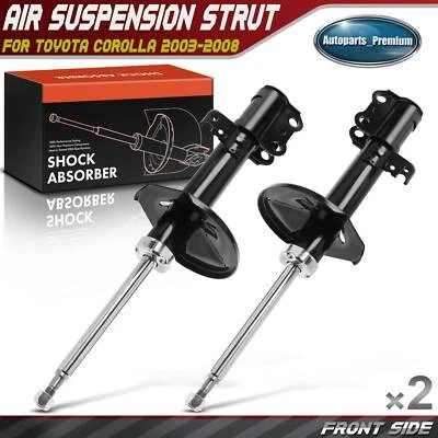 2Pcs Front Left & Right Shock Absorber for Toyota Corolla 2003-2008 4852009711 - Image 1 of 4