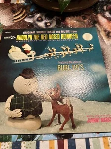 Rudolph The Red Nosed Reindeer ORIGINAL US Vinyl LP Arthur Rankin Burl Ives Xmas - Picture 1 of 4