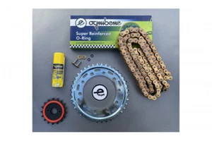 Kit chaîne TROFEO DERBI Senda 125 SM 4T / DRD 2004-2011 14*48 428 HRing 134 Mail - Picture 1 of 1